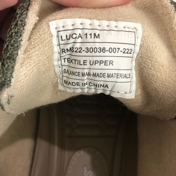 Baretraps Men’s Luca Lace-Up Sneakers Shoes Size 11M Dark Sage Green Comfort EUC - Picture 6 of 9